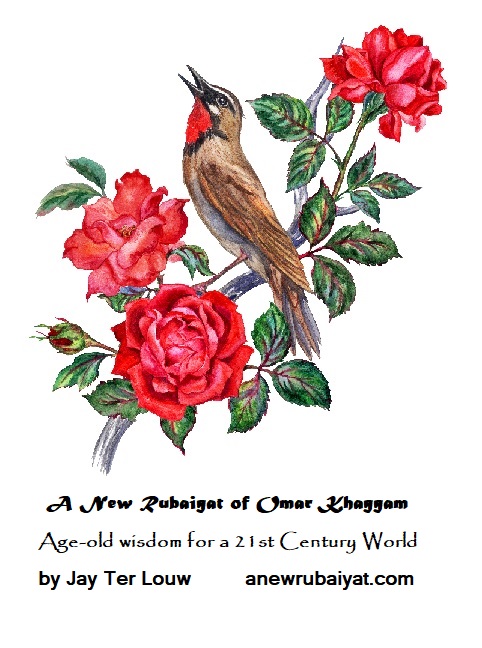 A Nightingale singing in a rosebush